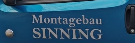Wortmarke Montagebau Sinning
